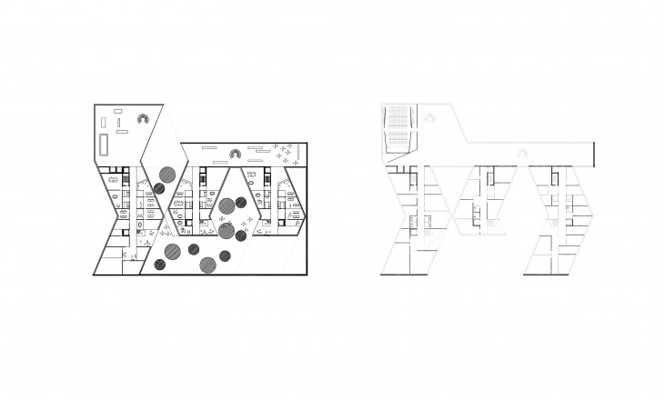 ground floor and first floor