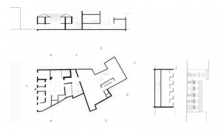 ground floor and sections