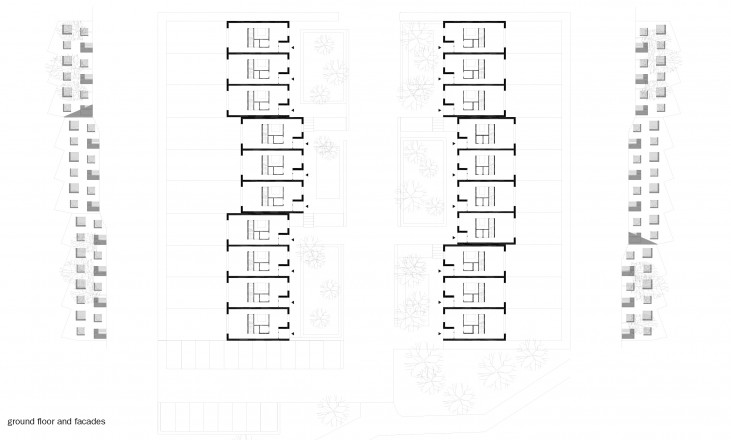 plan and facades