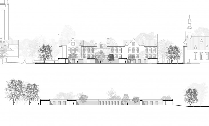 general psychiatry building | sections